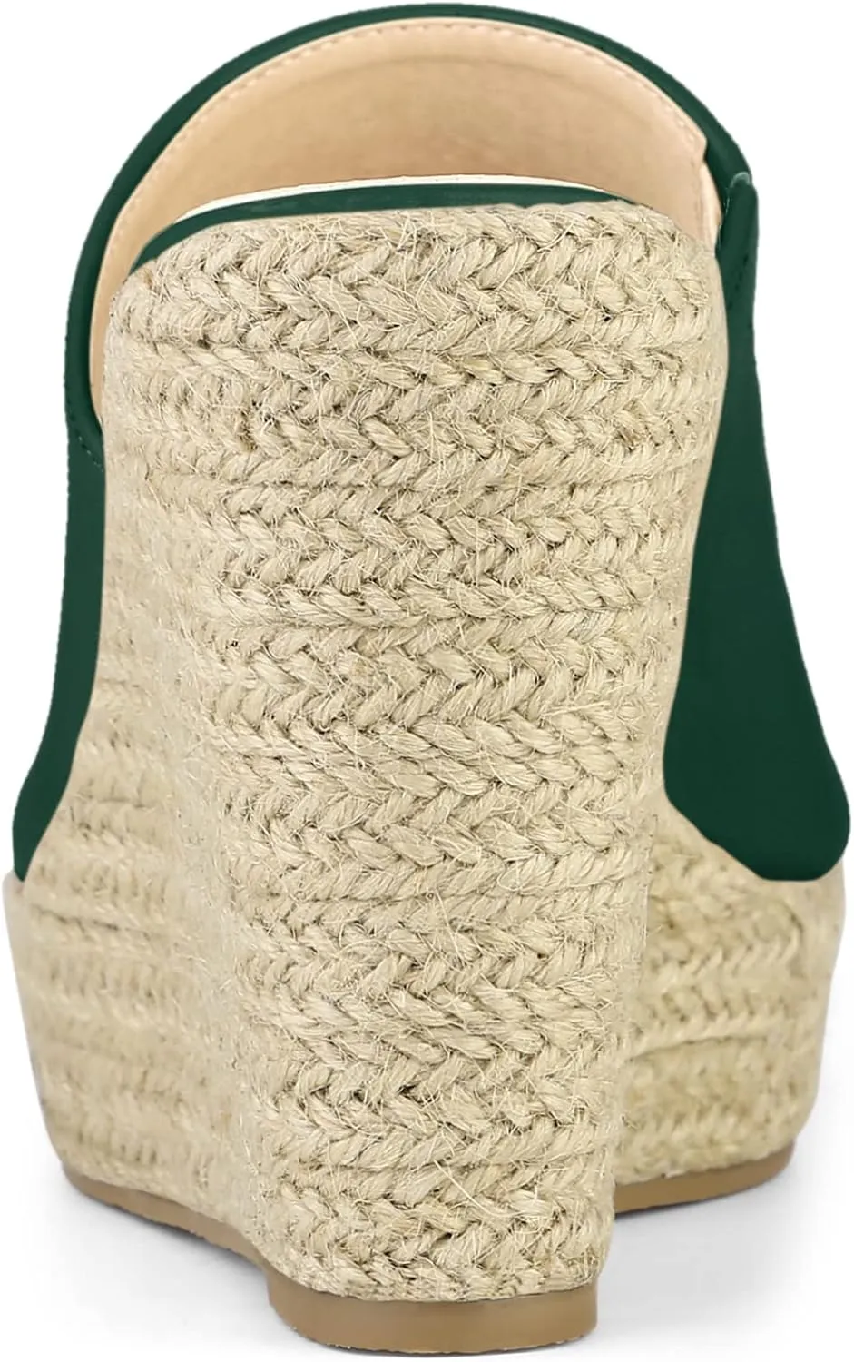 Allegra K Women's Slip on Platform Sandals Espadrilles Wedges Slides Mules
