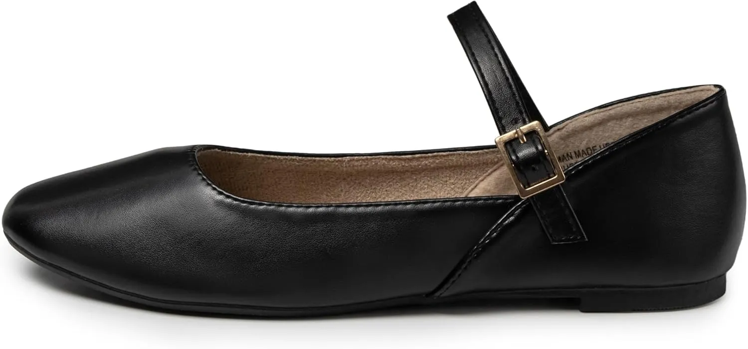 Alpine Swiss Cleo Womens Ballet Mary Jane Flats Dressy Round Toe Comfort Shoe