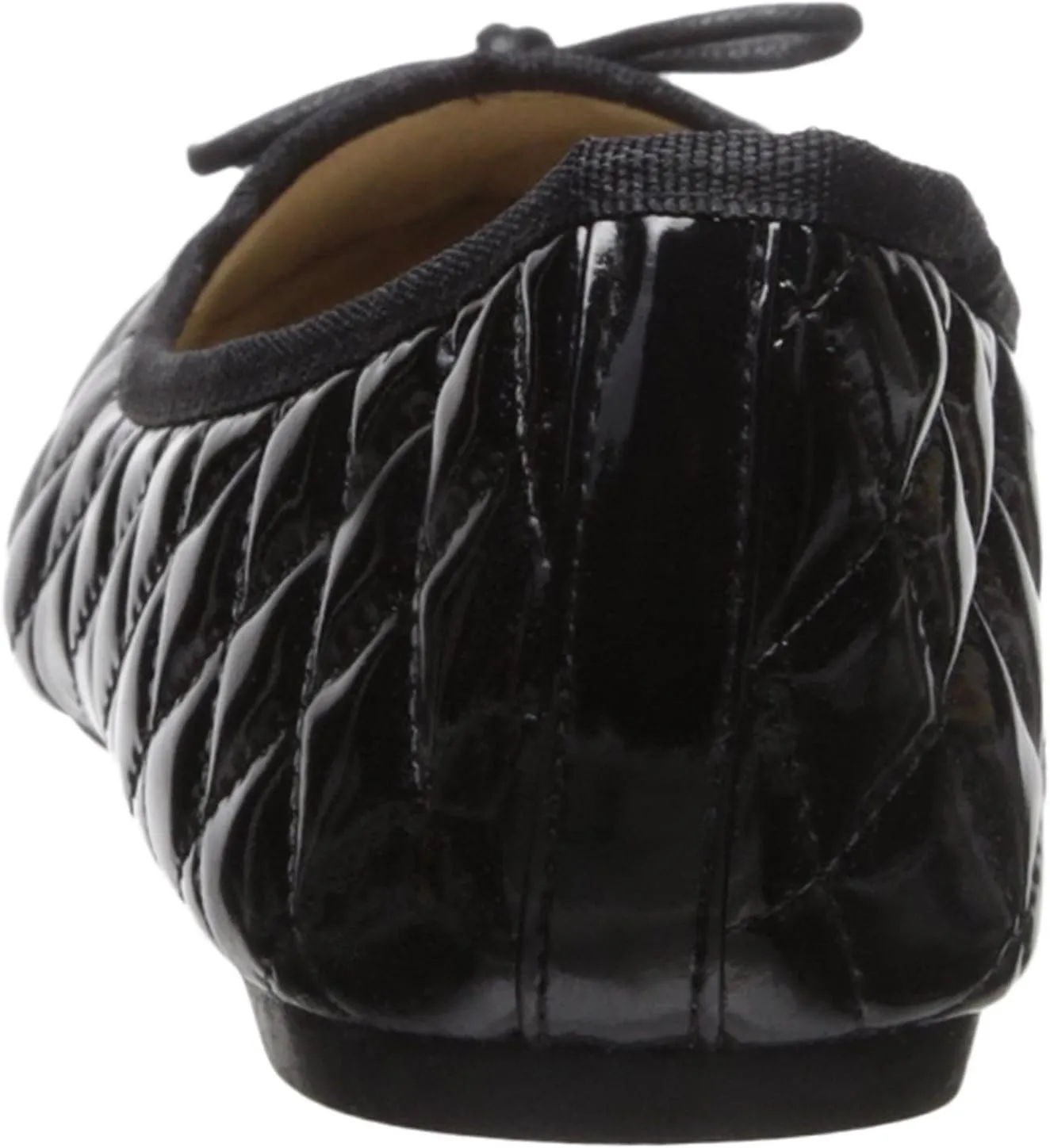 Alpine Swiss Women’s Aster Ballet Flats | Patent Leather Slip-On Shoes | Quilted Pillow Stitch | Rounded Toe | Everyday Comfortable Fashion Footwear