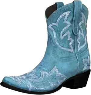 AMDBEL Mid Calf Boots for Women Low Heel Fall Boots for Women 2024 Winter Pointed Toe Western Cowboy Boots Fashion Shoes