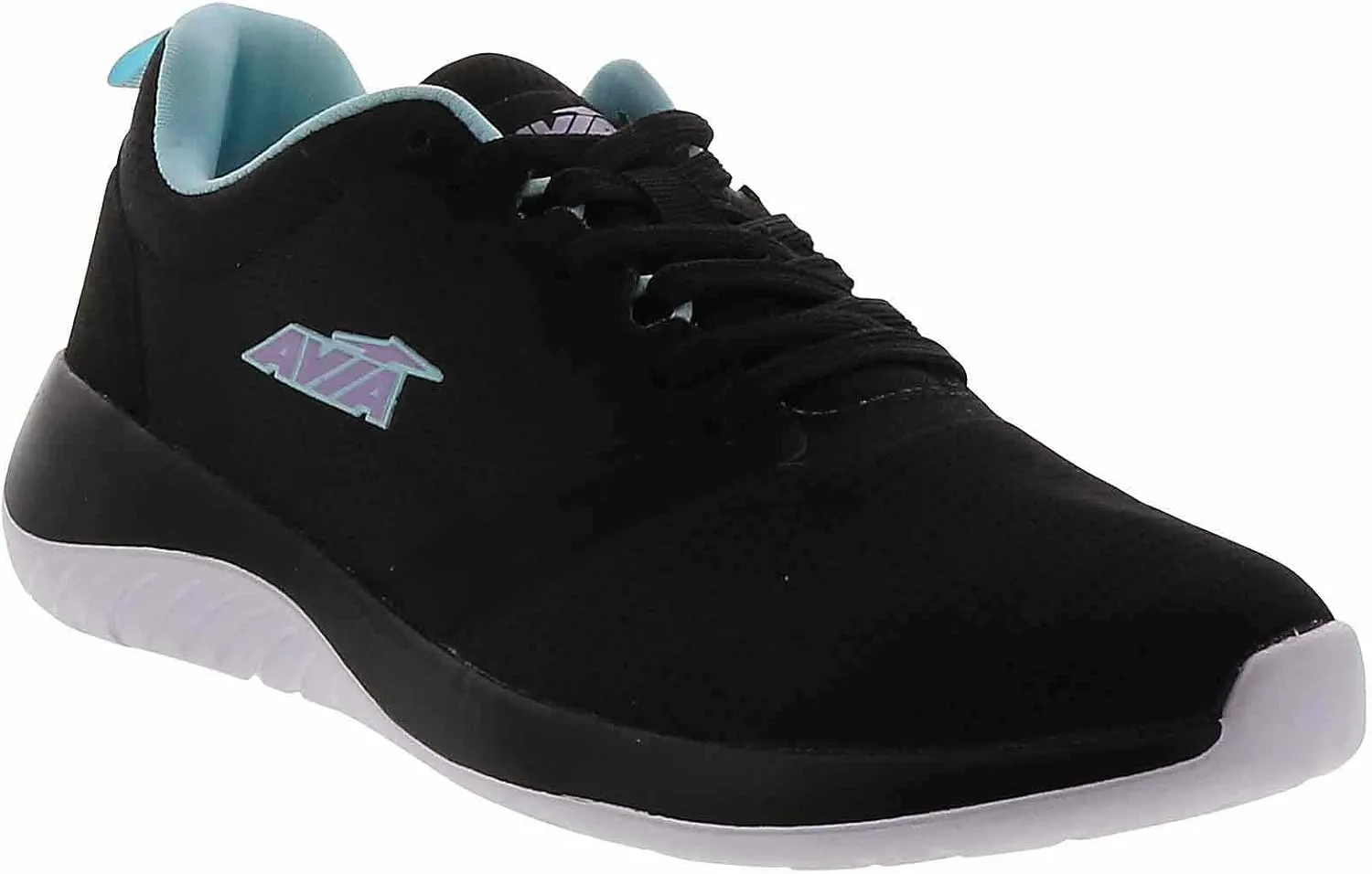 Avia Womens Avi Coast 2.0 Walking Walking Sneakers Shoes - Black, Purple