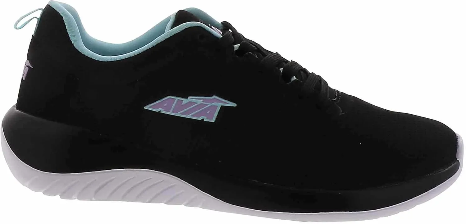 Avia Womens Avi Coast 2.0 Walking Walking Sneakers Shoes - Black, Purple