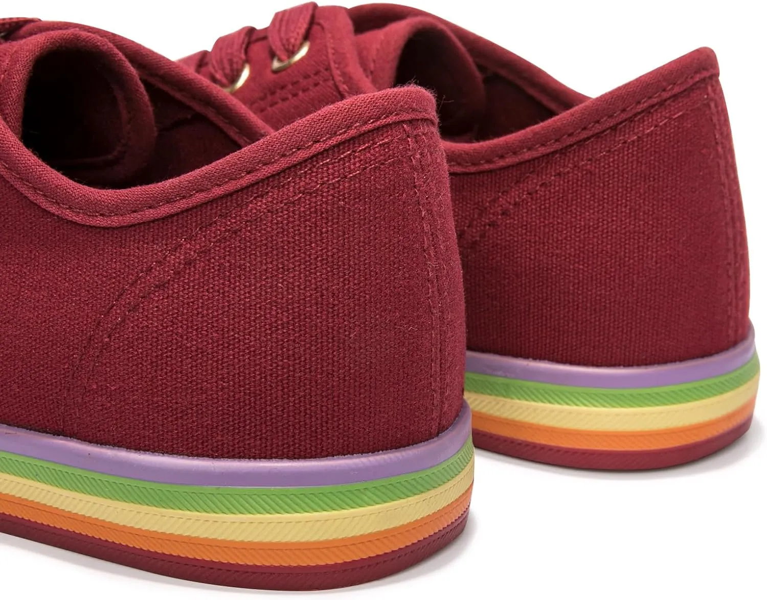 BENEKER Women's Low Top Canvas Shoes Lace up Fashion Sneakers Casual Comfort Walking Shoes