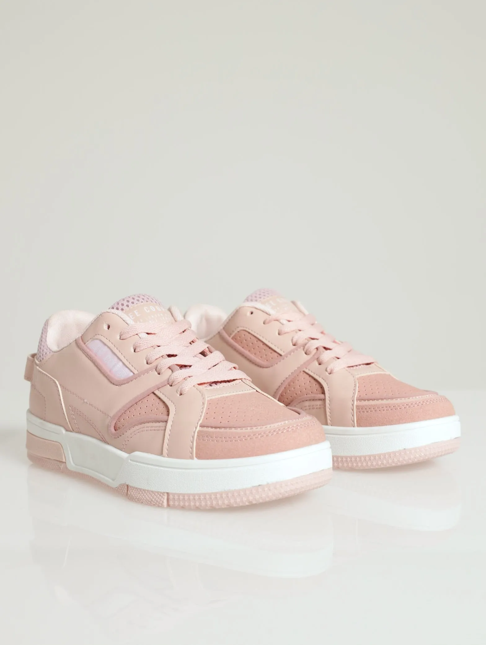 Briggs Panel Lace Up Sneaker - Dusty Rose