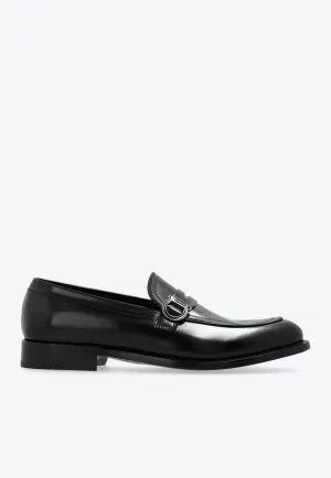 Canada Gancini Leather Penny Loafers