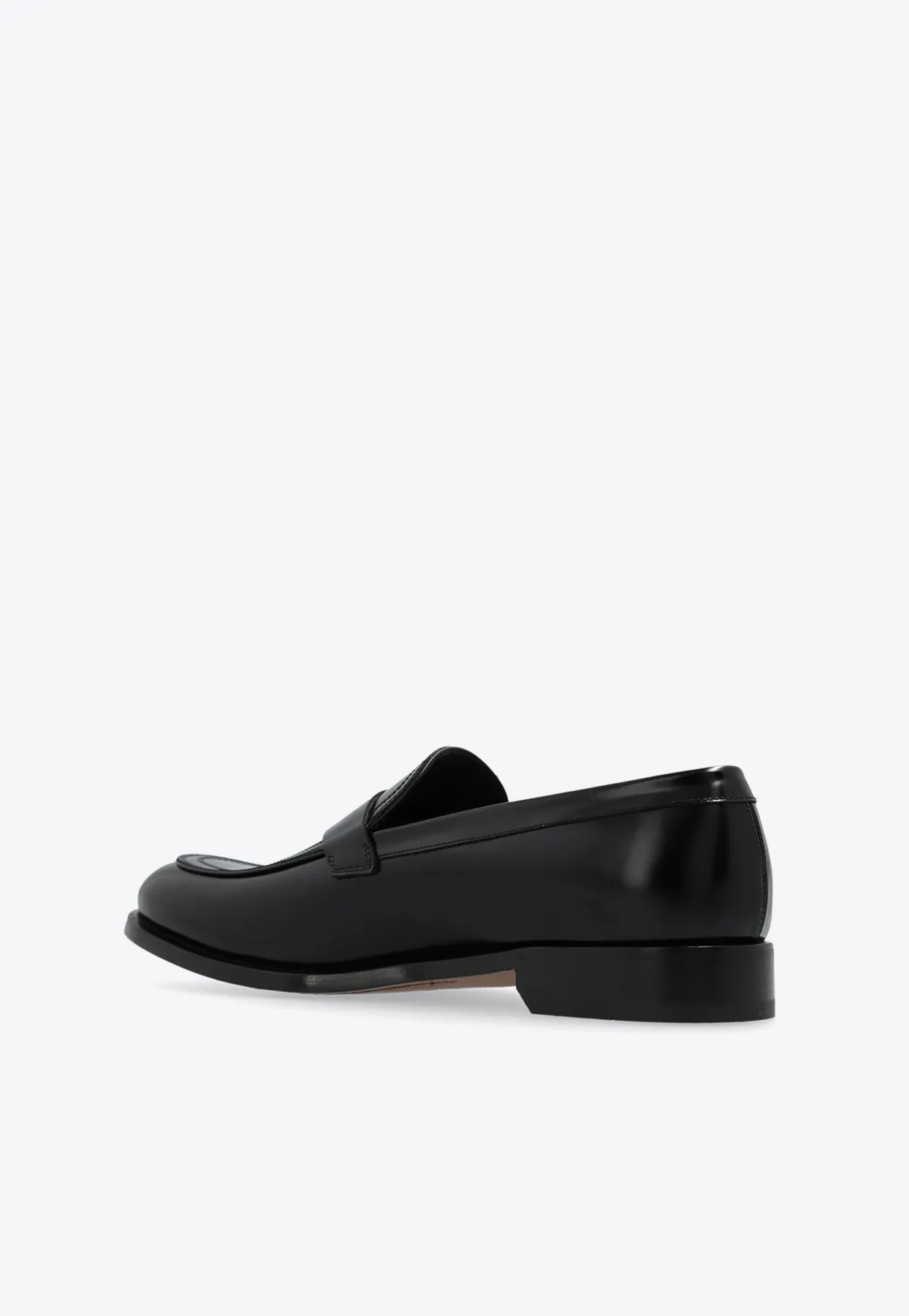 Canada Gancini Leather Penny Loafers