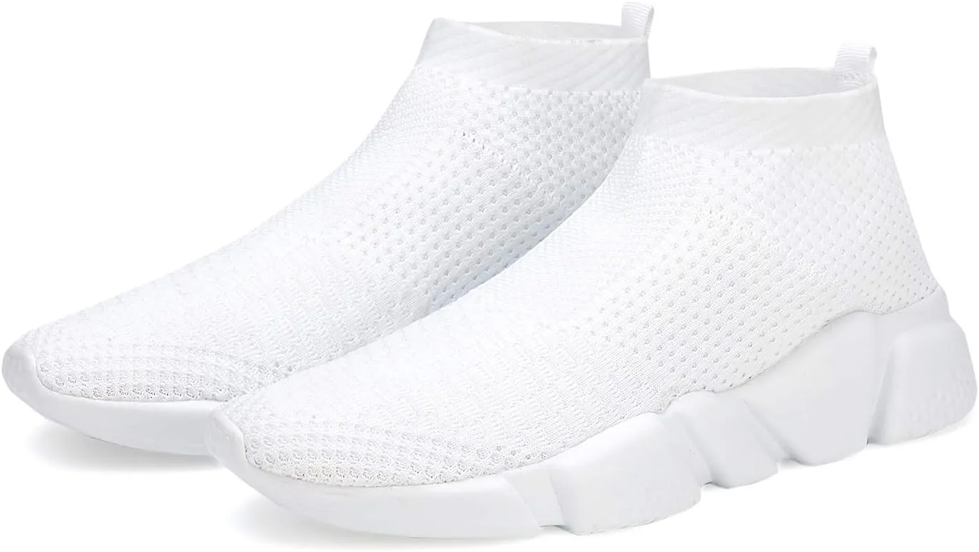 Casbeam Womens Running Shoes Ladies Slip on Tennis Walking Sneakers Lightweight Breathable Comfort Work Gym Trainers Stylish Shoes