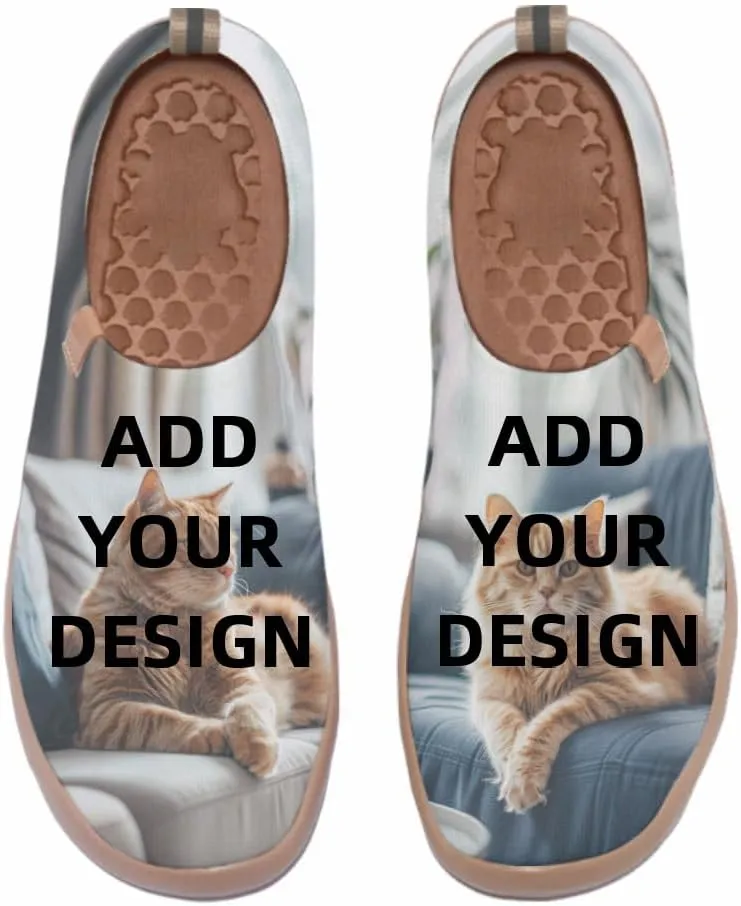 Casual Slip On Loafers for Women Art Painted Travel Shoes Lightweight Comfort Knitted Walking Sneakers