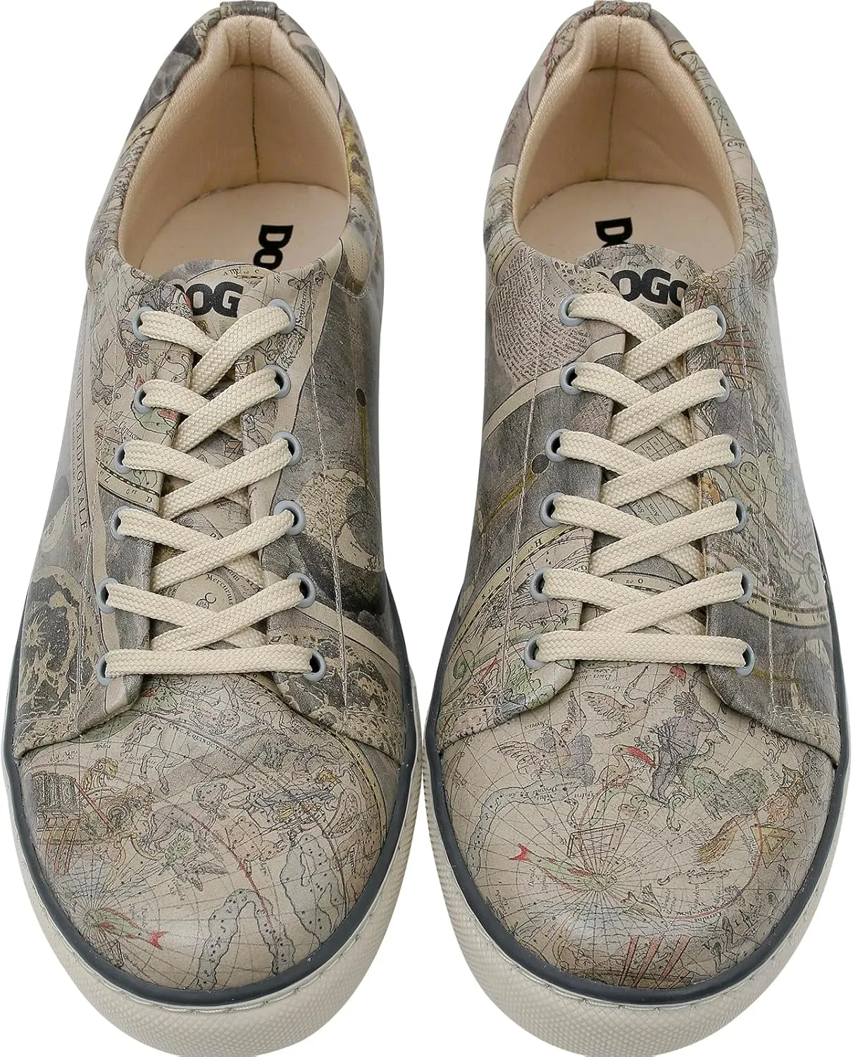 Casual Sneakers for Men - Vegan Leather and Unique Design Walking Sneakers for Men