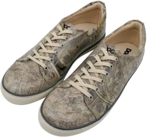 Casual Sneakers for Men - Vegan Leather and Unique Design Walking Sneakers for Men