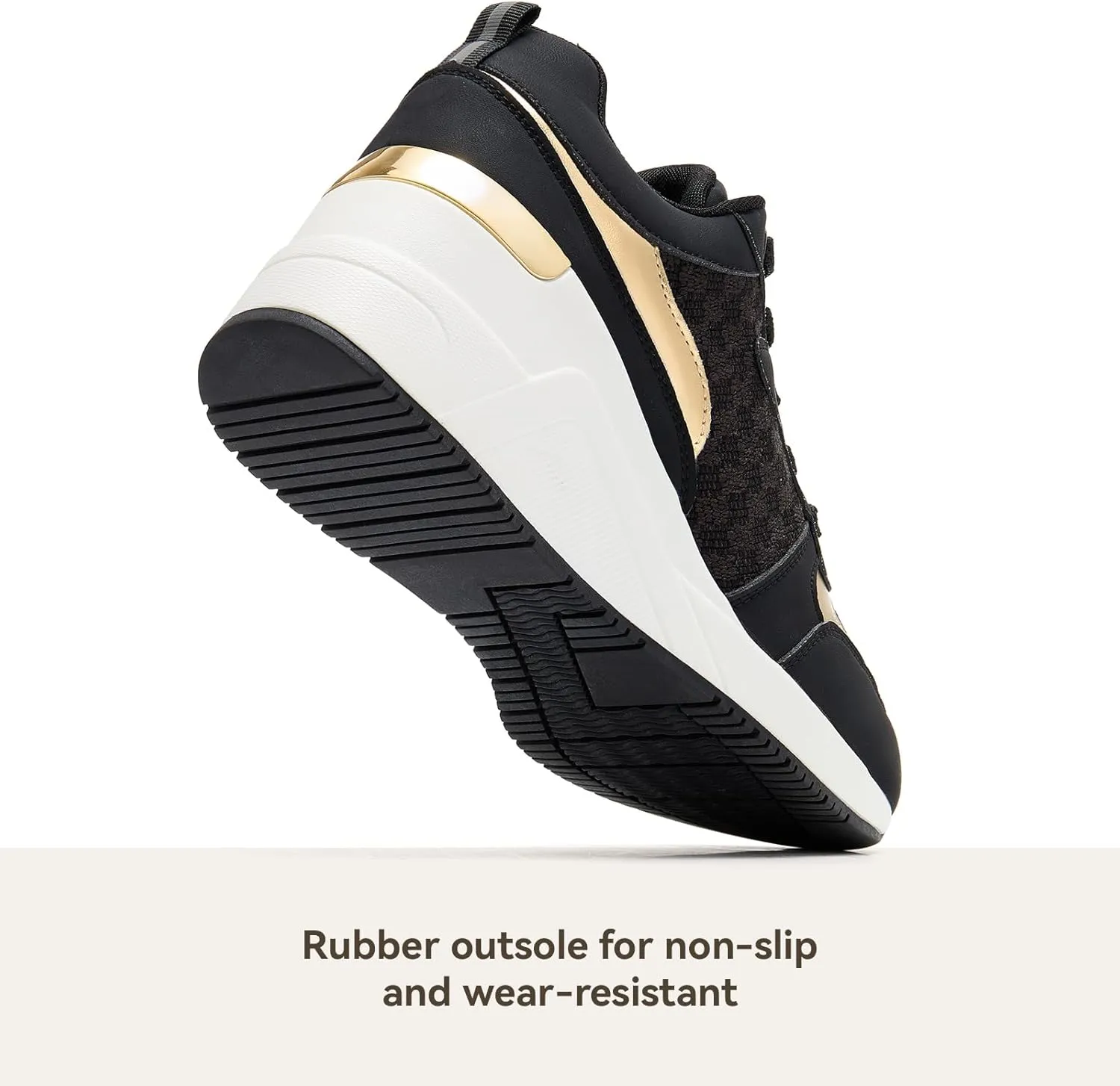 Cestfini Fashion Wedge Heeled Sneakers for Women