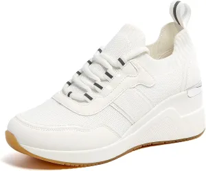 Cestfini Wedge Sneakers for Women - Wedge Tennis Shoes Non-Slip Women Fashion Sneakers