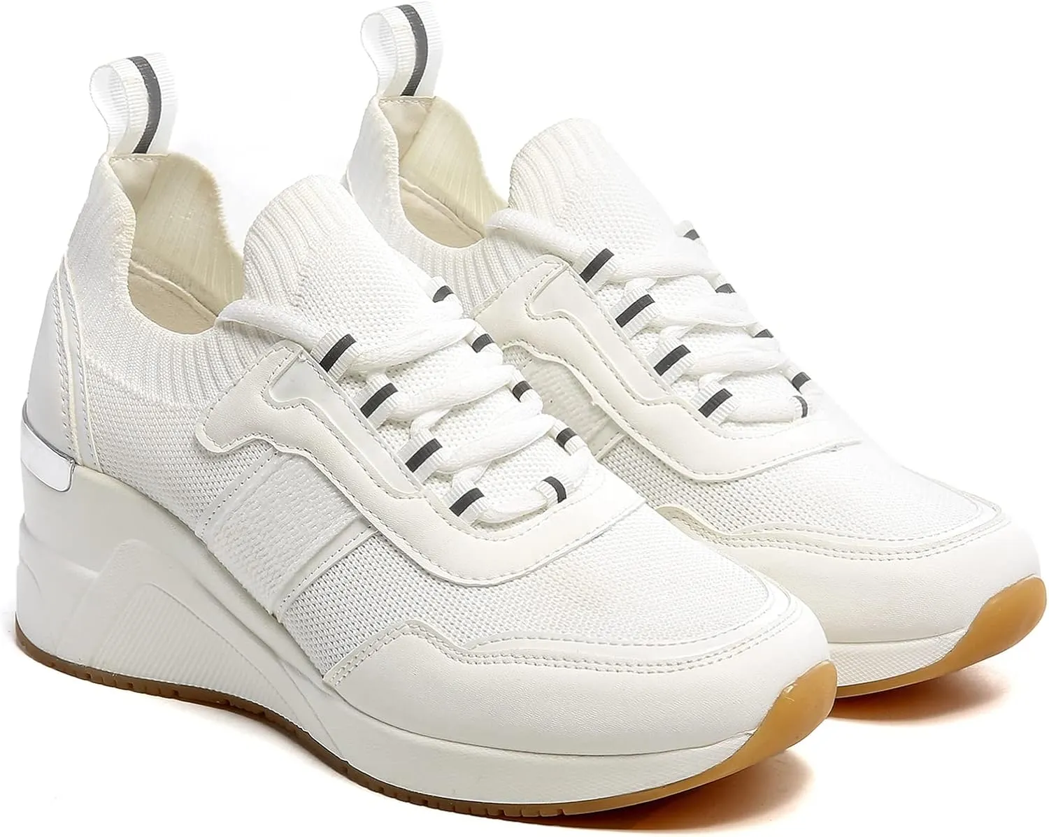 Cestfini Wedge Sneakers for Women - Wedge Tennis Shoes Non-Slip Women Fashion Sneakers