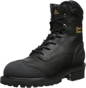 Chippewa Men's Black Oiled Waterproof Insulated Composition Rubber Toe Boot