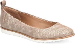 Comfortiva Ronah - Flats for Women - Rounded Toe - Microfiber Lining - Leather Uppers - Sporty Sawtooth Sole