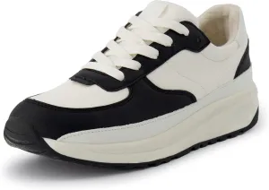 CUSHIONAIRE Women's Score lace up Sneaker  Comfort Foam, Wide Widths Available