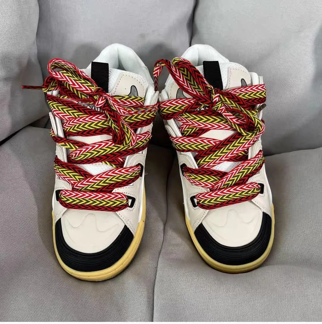 Cute Y2K Shoes Chunky Platform Lace-up Comfy Non Slip Training Skate Sneakers Retro-Inspired Casual Athletic Footwear for Students Women Girls Campus Back to School