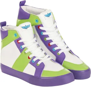 Disney Buzz Lightyear Men's High Top Shoes, Exclusive Toy Story Sneakers