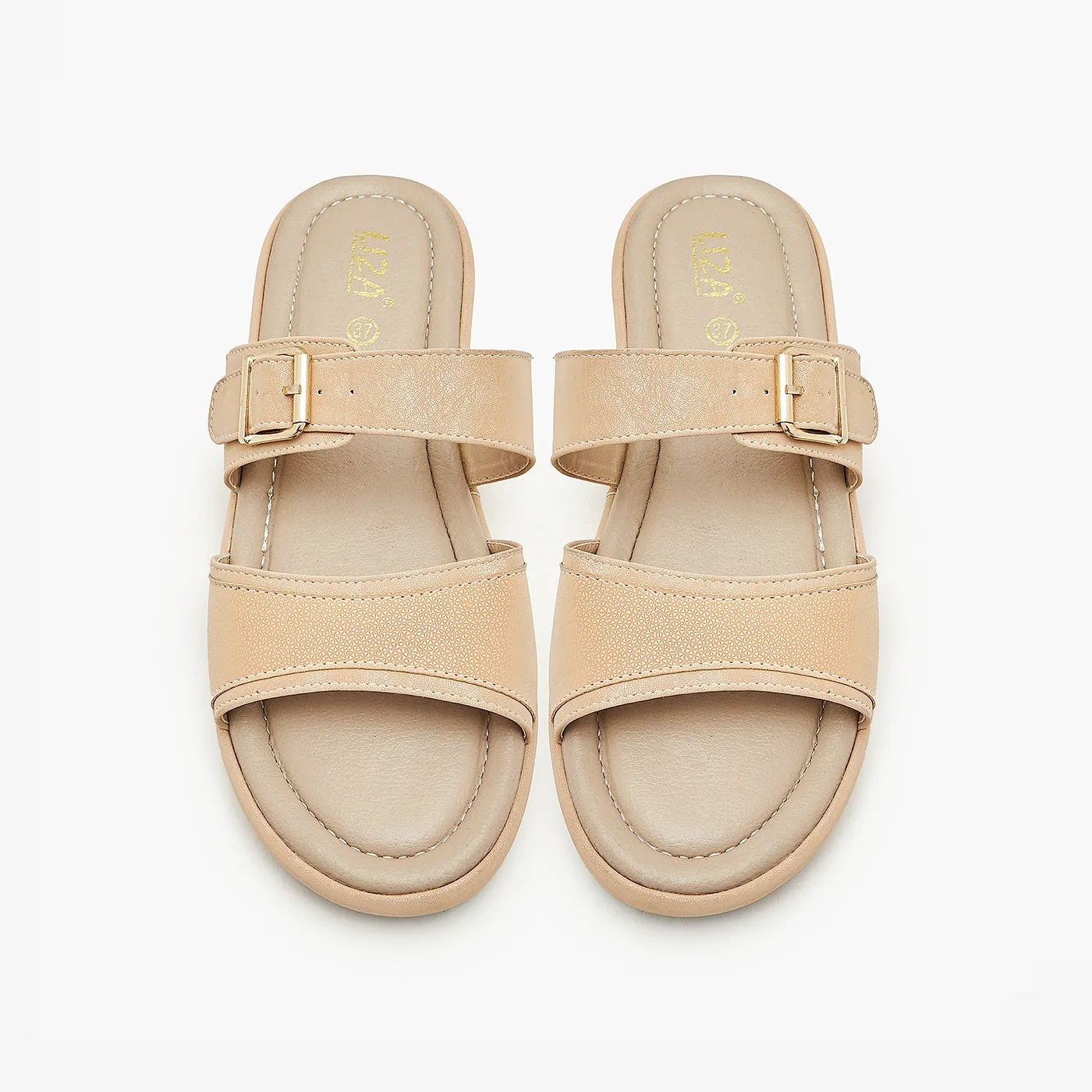 Double Strapped Slippers