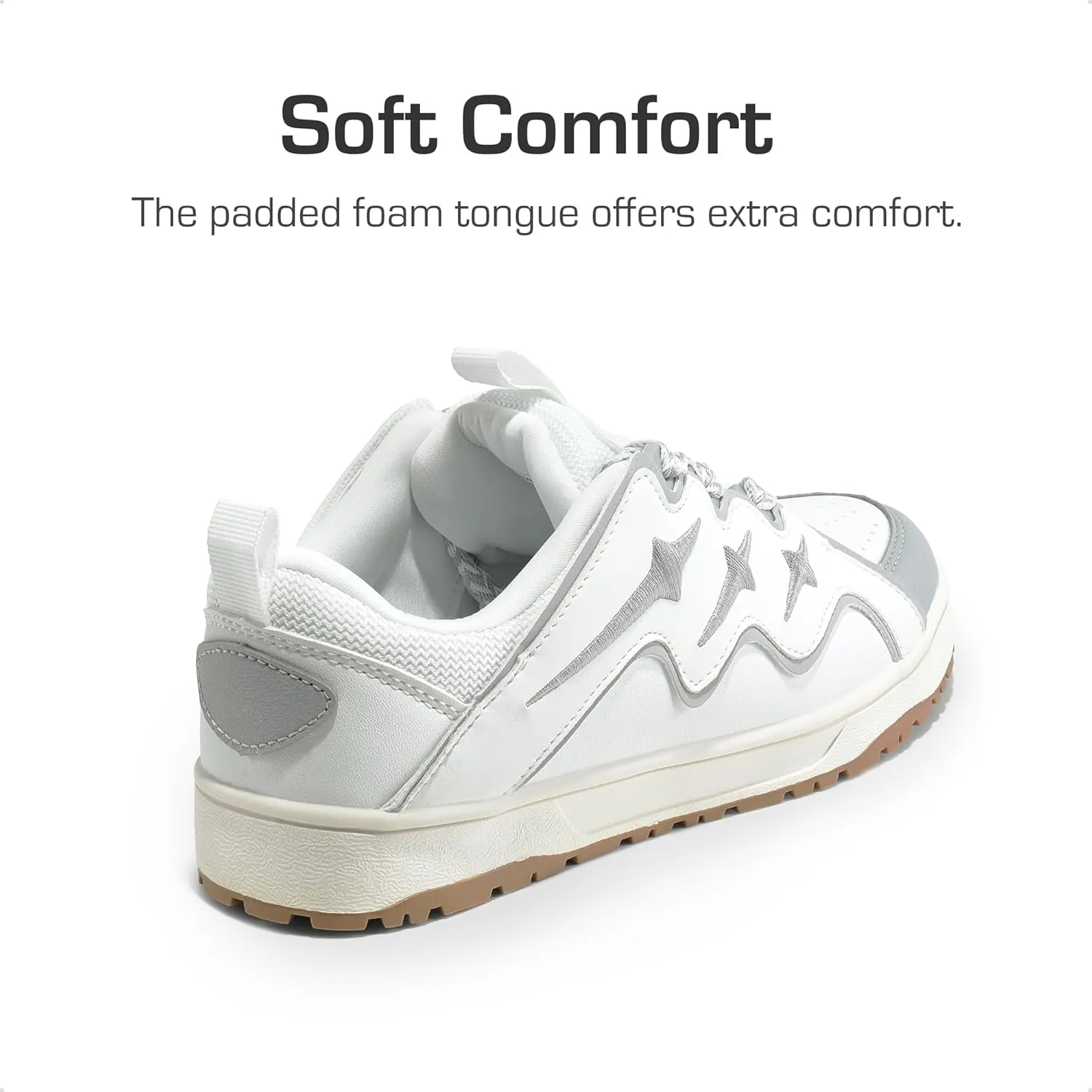 DREAM PAIRS Kid Shoes Boys Girls Sneakers Lace Up Skate Shoes Durable Walking Casual Shoes