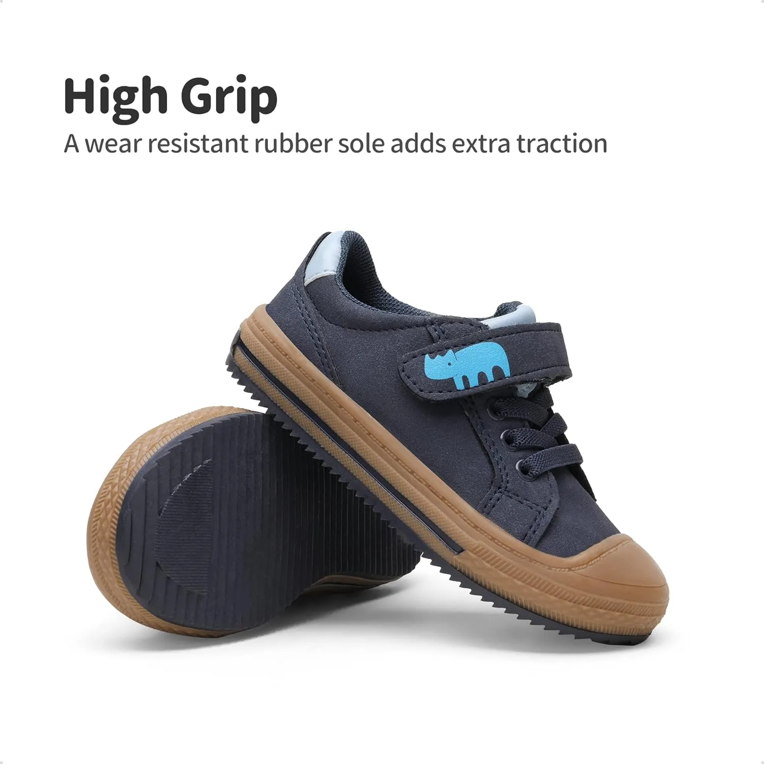 DREAM PAIRS Toddler Boys Girls Sneakers Casual Lightweight Kids Storybook Walking Skate Shoes