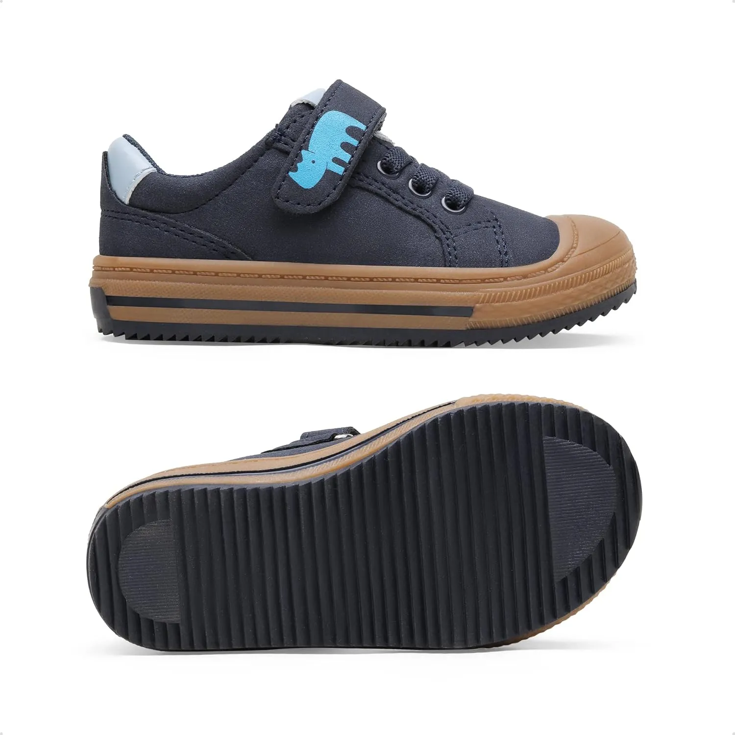 DREAM PAIRS Toddler Boys Girls Sneakers Casual Lightweight Kids Storybook Walking Skate Shoes