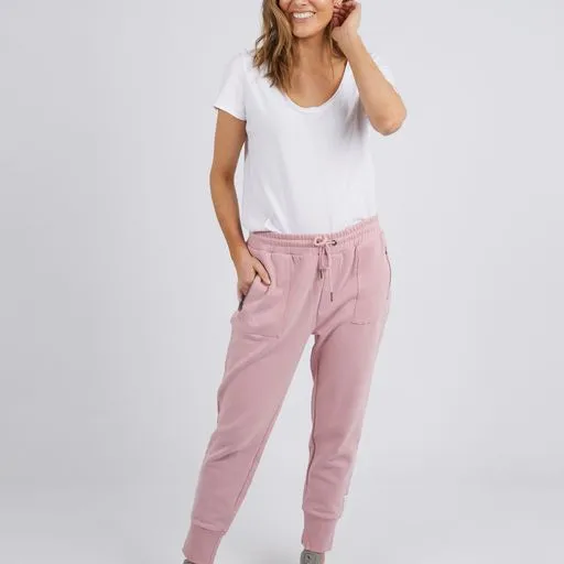 Elm Trackpant Cosy Dusty Pink