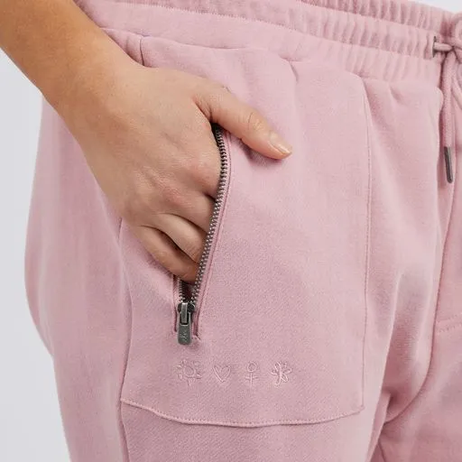 Elm Trackpant Cosy Dusty Pink