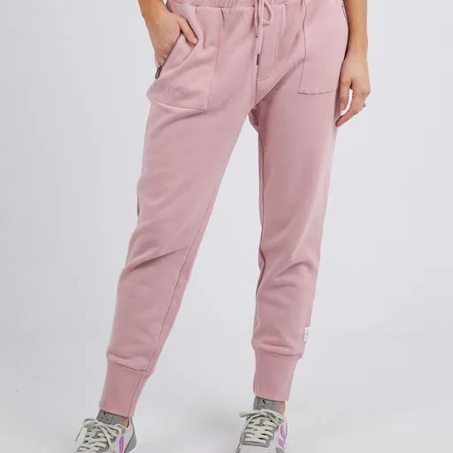 Elm Trackpant Cosy Dusty Pink