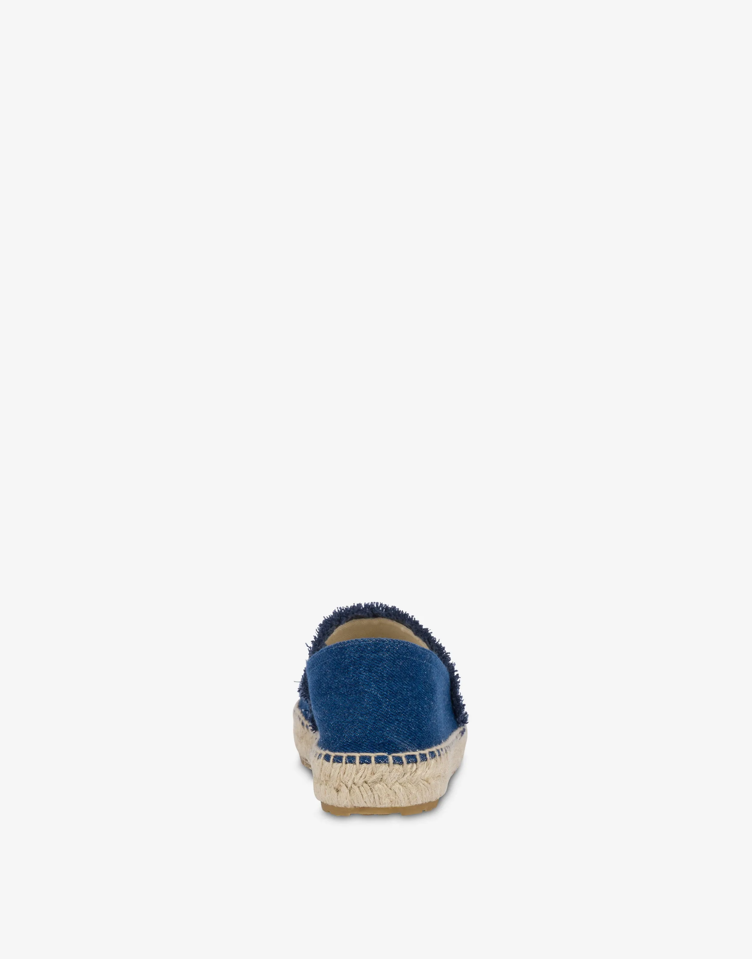 Espadrilles in denim with embroidery