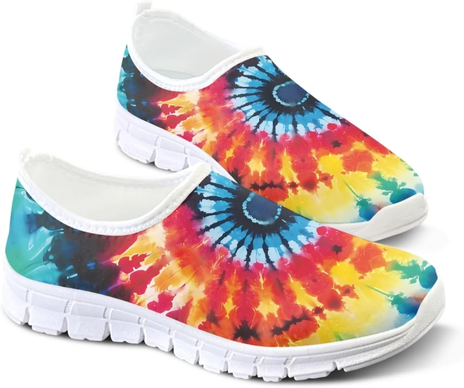 Fashion Design Walking Shoes for Women Comfort Slip on Casual Sneakers Size 5-10.5