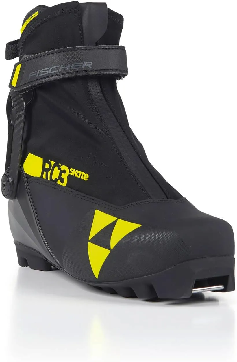 Fischer Unisex Adults RC3 Skate Performance Insulated Breathable Adjustable Winter Cross-Country Nordic Ski Boots for Skiers