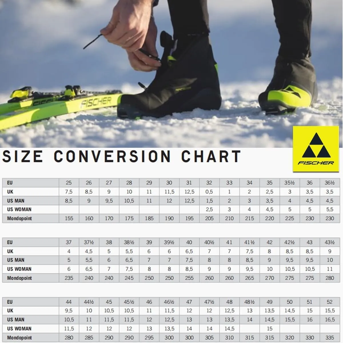 Fischer Unisex Adults RC3 Skate Performance Insulated Breathable Adjustable Winter Cross-Country Nordic Ski Boots for Skiers
