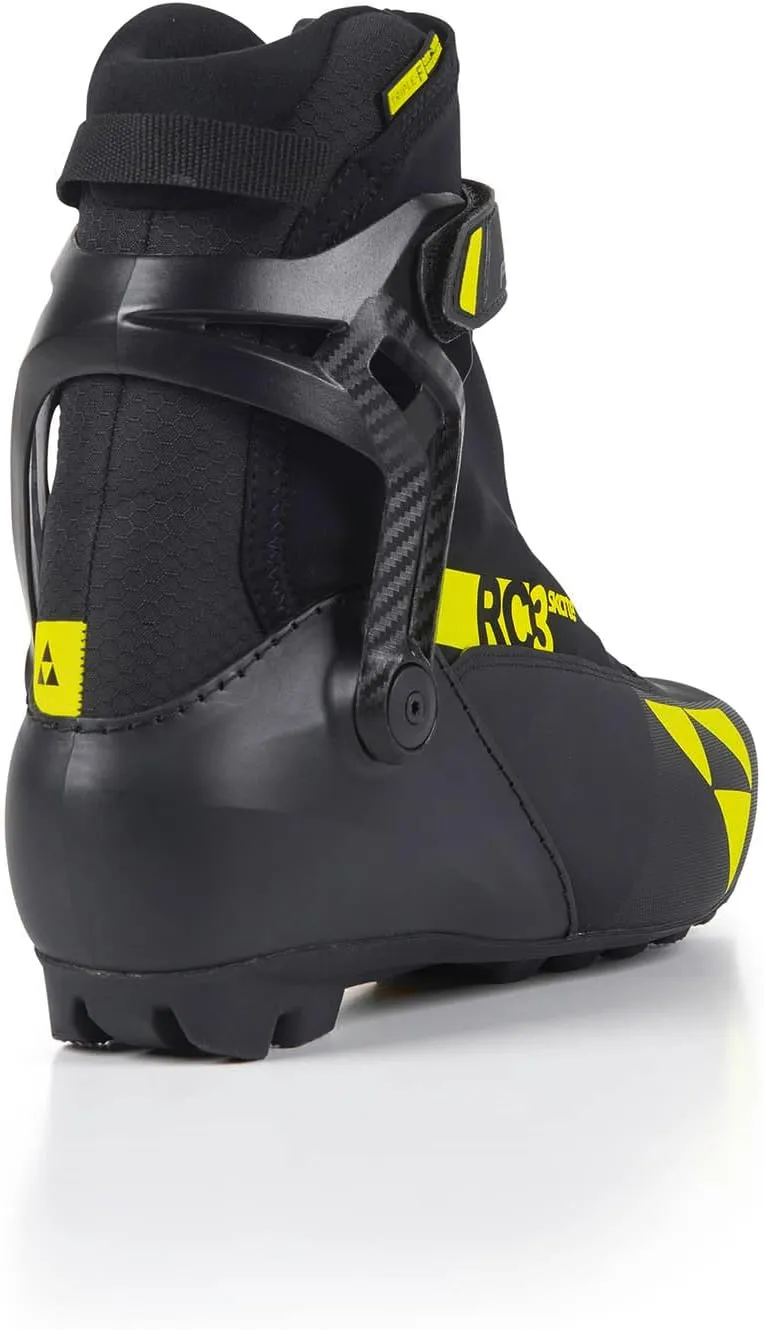 Fischer Unisex Adults RC3 Skate Performance Insulated Breathable Adjustable Winter Cross-Country Nordic Ski Boots for Skiers