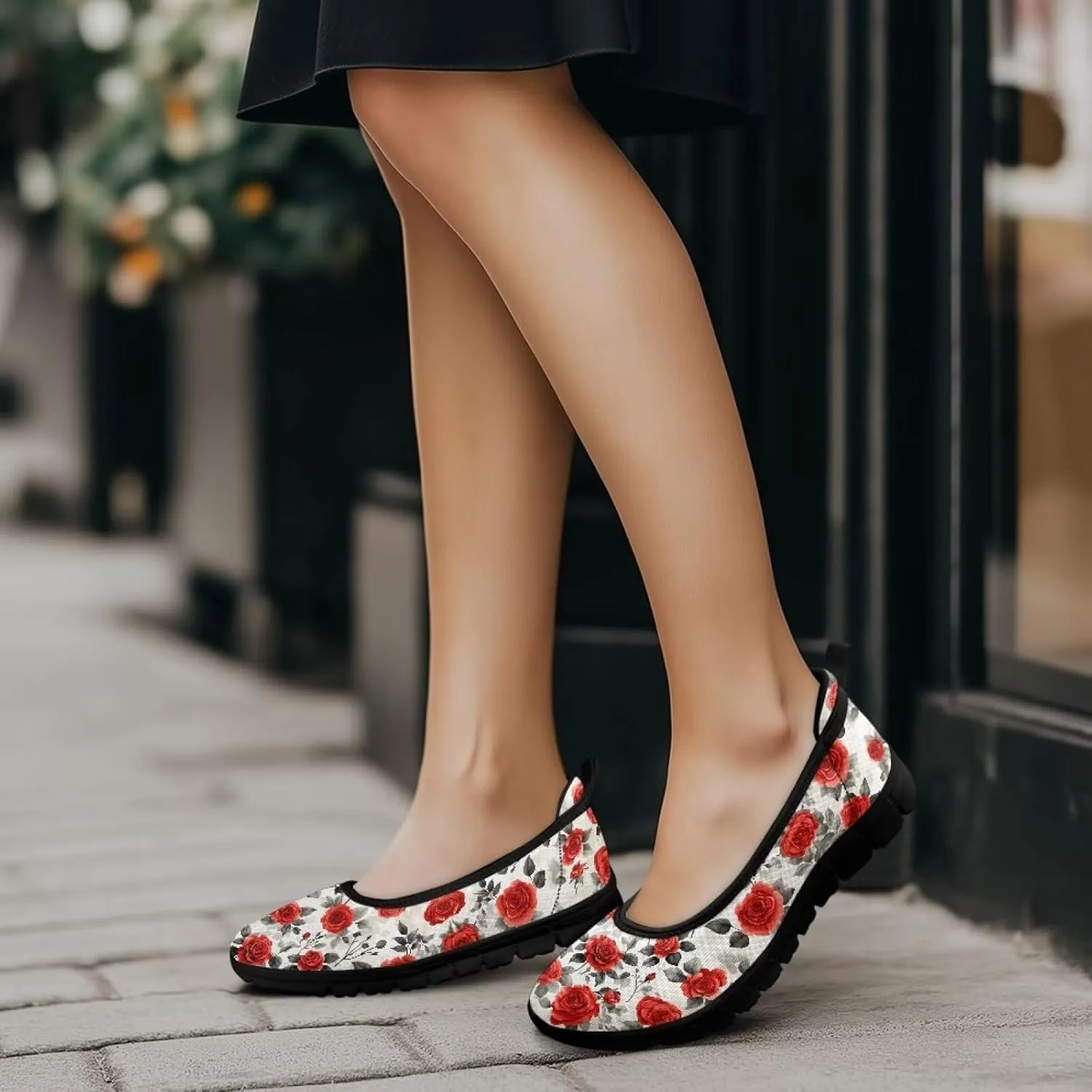 Flat Shoes for Women Dressy Work Round Toe Flats for Women Casual Slip On Shoes