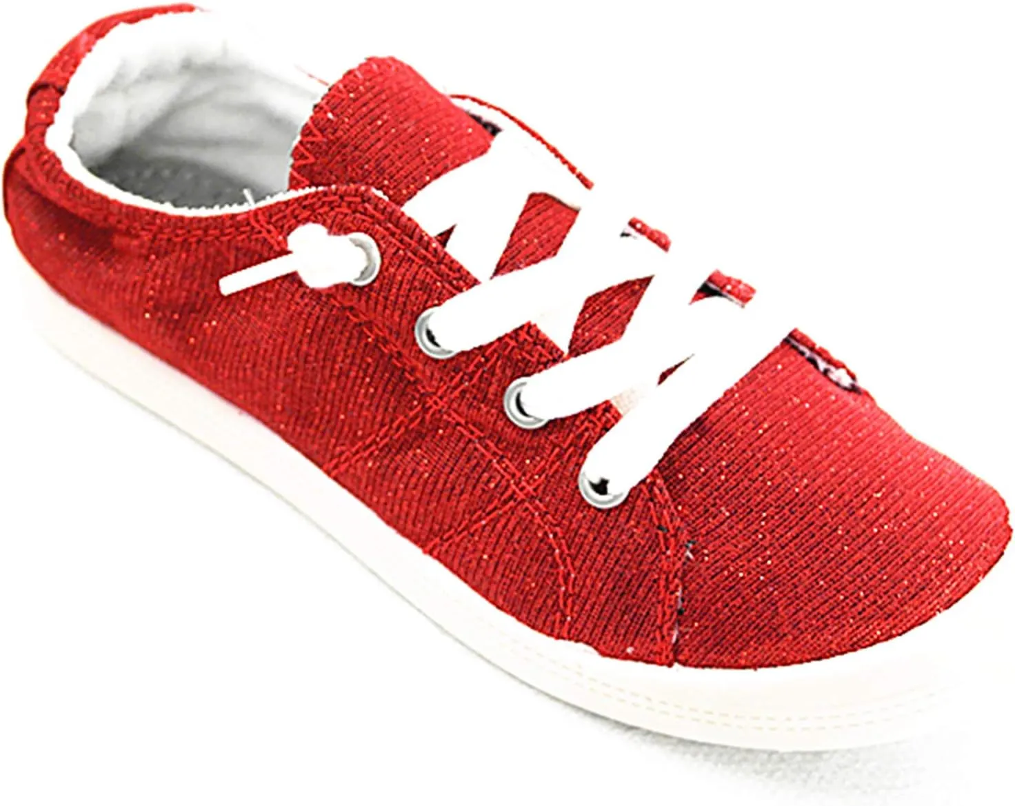 Forever Link Comfort Women's Lace up Casual Street Sneakers Flat Shoes