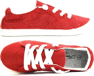 Forever Link Comfort Women's Lace up Casual Street Sneakers Flat Shoes