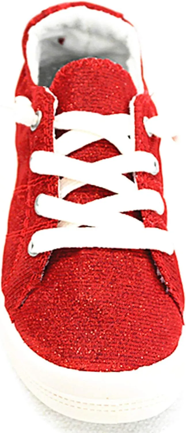 Forever Link Comfort Women's Lace up Casual Street Sneakers Flat Shoes