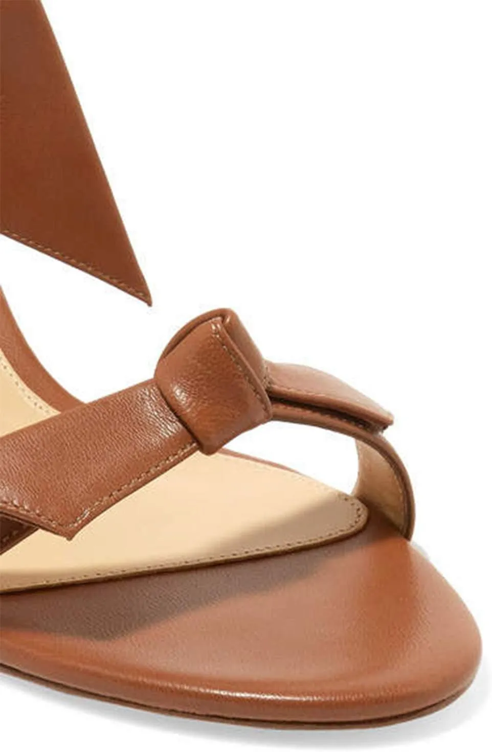 FOWT Lace Up Ankle Strap Sandals for Women Mid Chunky Heeled Pumps Open Toe Strappy Bow Crocodile Pattern Heels Suede&Leather Shoes for Spring Summer Daily Outdoor Size 4-16 US