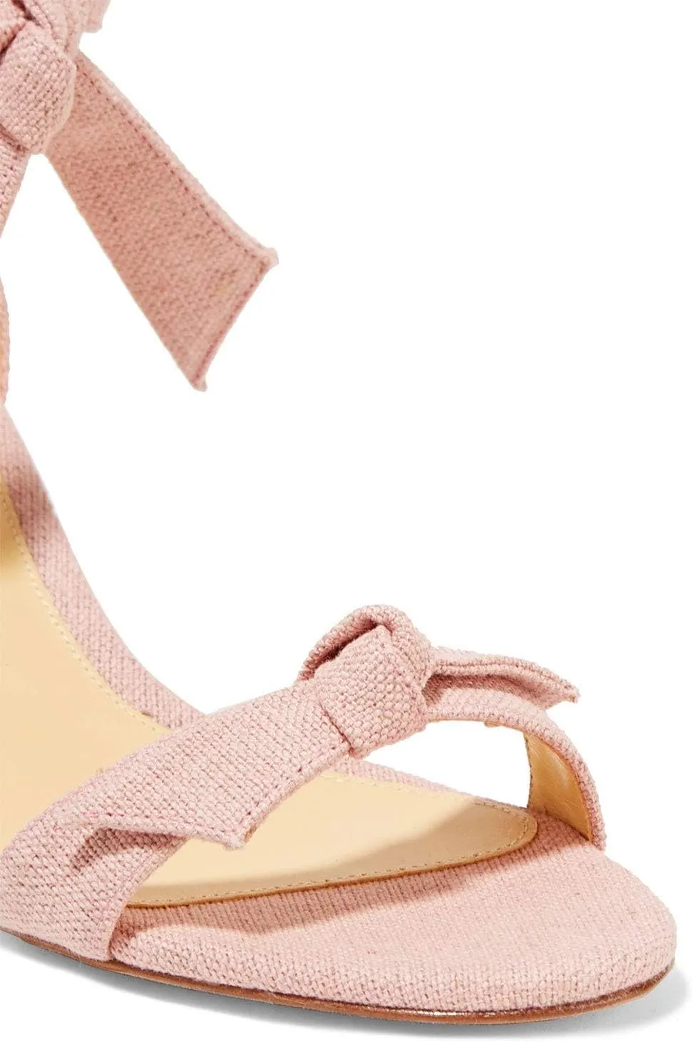 FOWT Lace Up Ankle Strap Sandals for Women Mid Chunky Heeled Pumps Open Toe Strappy Bow Crocodile Pattern Heels Suede&Leather Shoes for Spring Summer Daily Outdoor Size 4-16 US