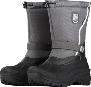 FREE SOLDIER Mens Snow Boots Insulated Waterproof Winter Shoes Nonslip Outdoor Footwear with Removable Lining(Grey,13)
