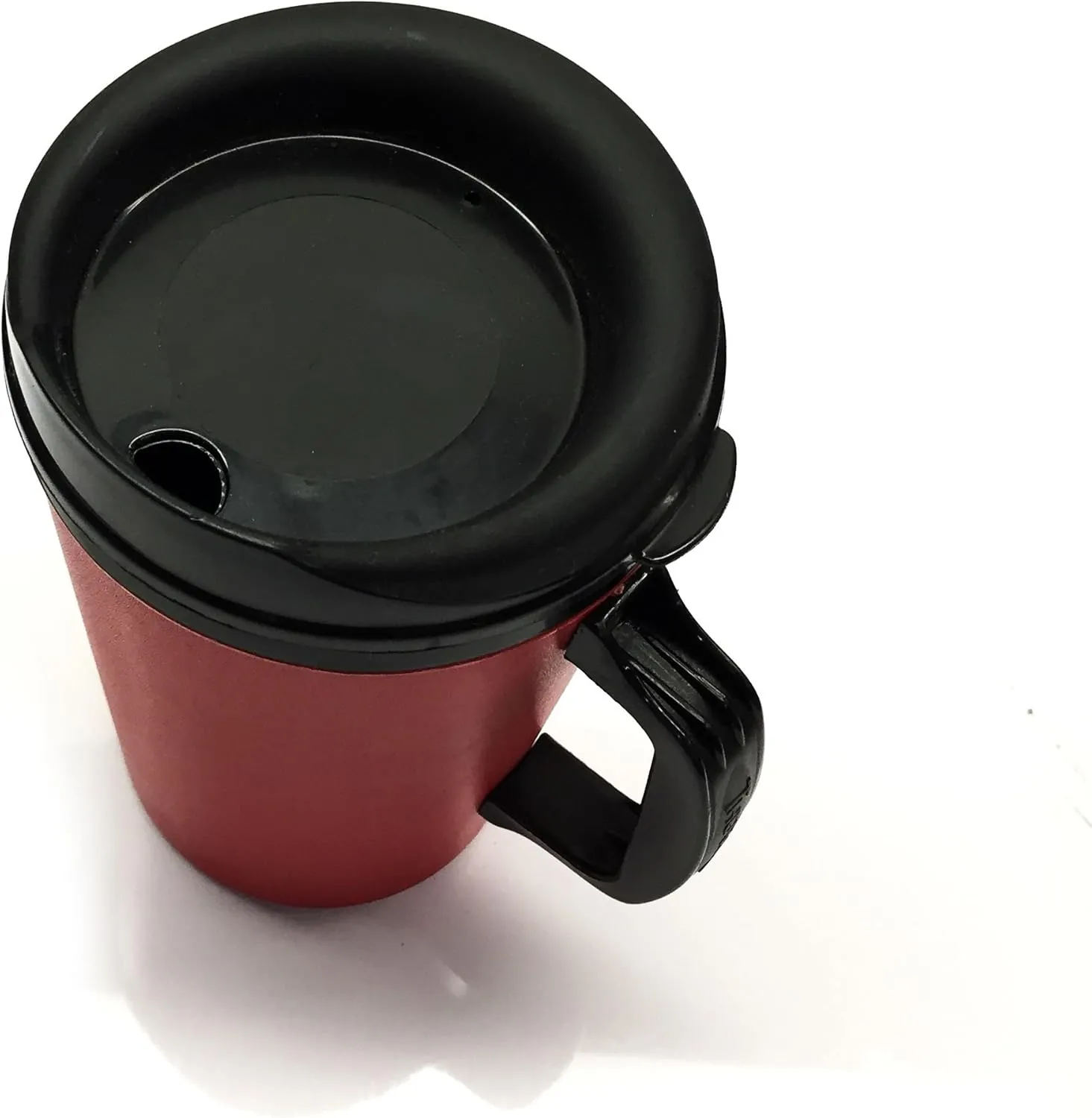 GAMA Electronics Thermoserv 20oz Insulated Travel Mug Classic Gas Station Design (Black/Red 2 Pack)