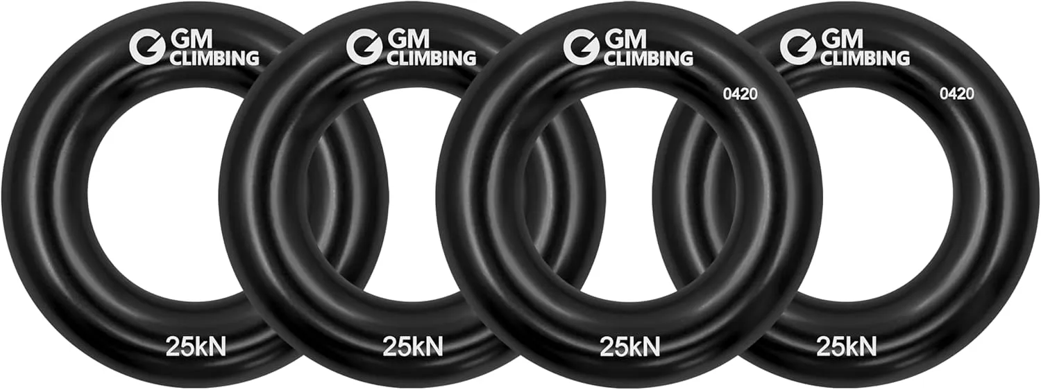 GM CLIMBING Rappel Ring 25kN for Rock Climbing Arborist Rescue Slackline Hammock