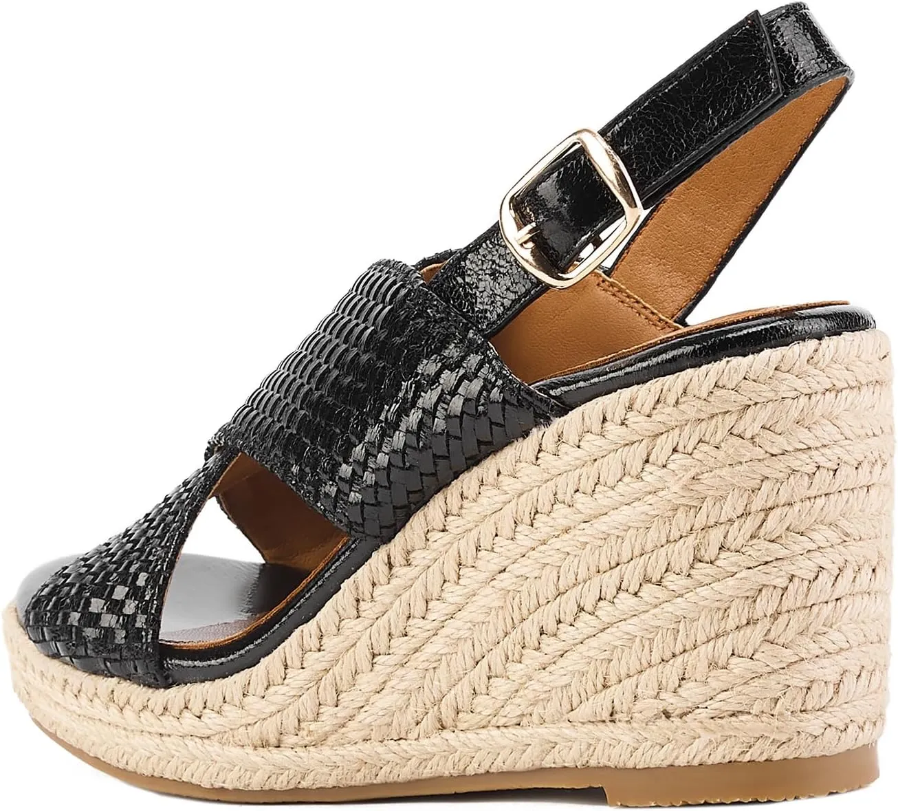 GOSERCE Wedge Sandals for Women Espadrille Platform Sandals Comfortable Lace Up Peep Open Toe for Walking Beach Casual Dressy Summer Shoes