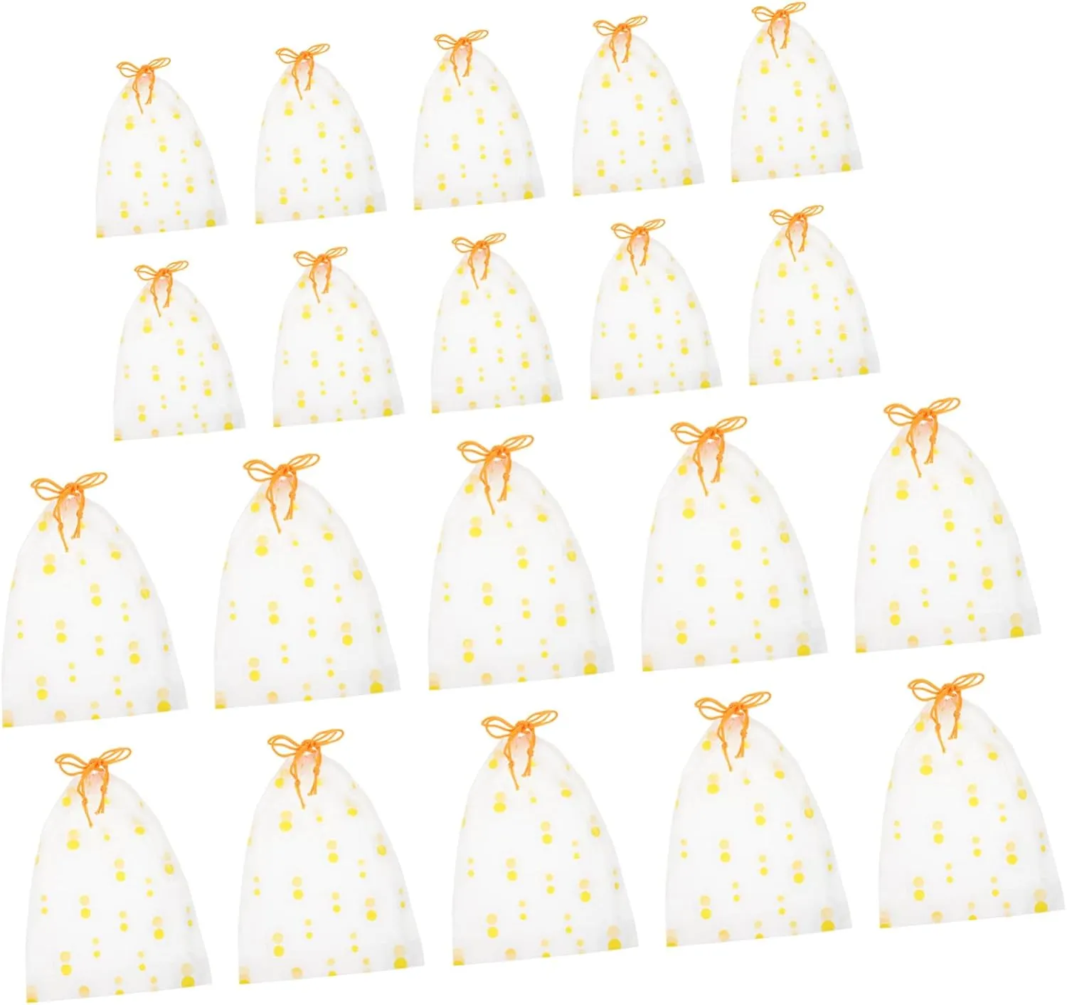 Homoyoyo Small Waterproof Pouches 20pcs Eva Drawstring Bags for Travel Gym Spa Pool Safe for Nursery School