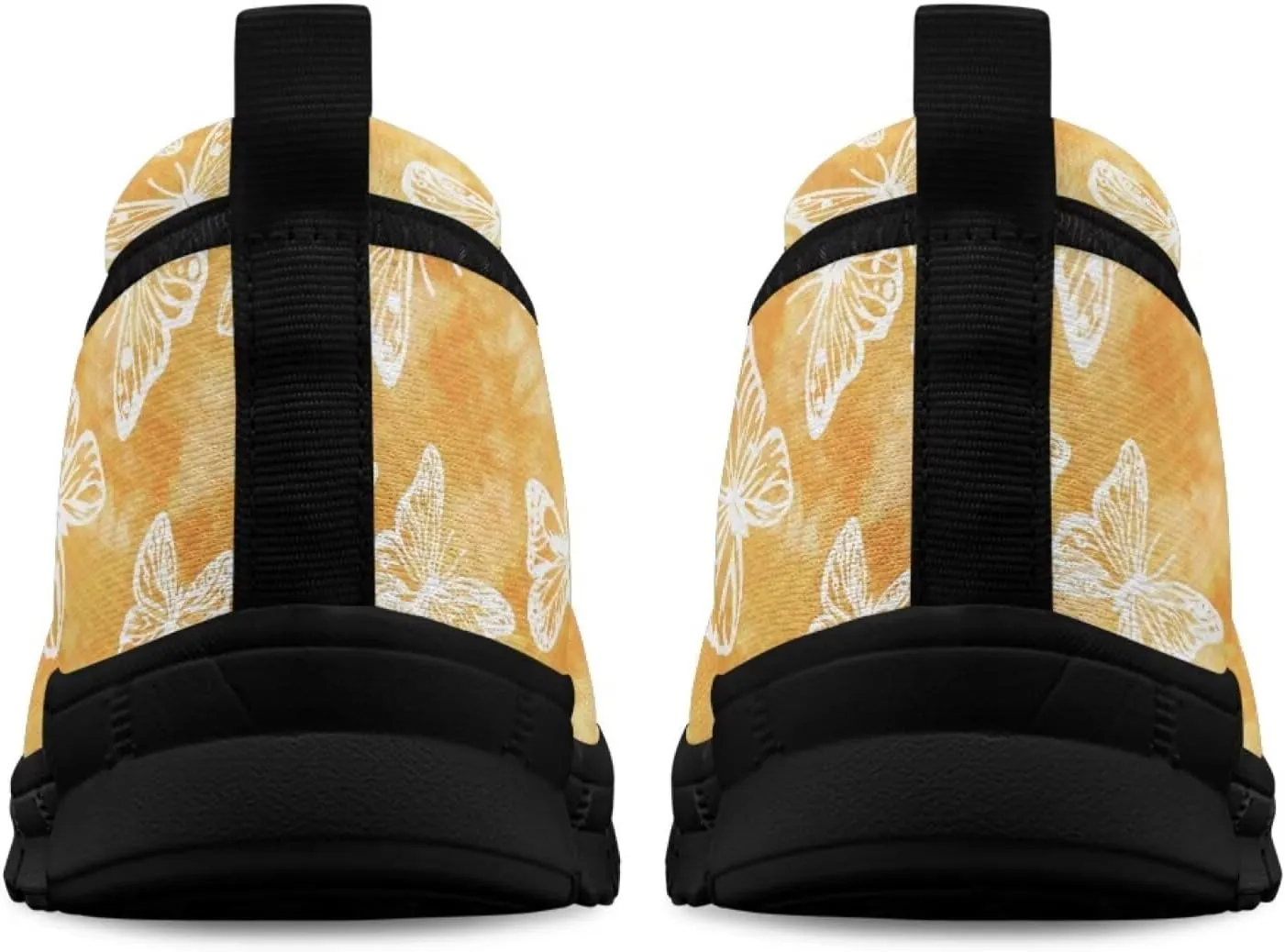 Howilath Marble Tie Dye Print Womens Flat Shoes Mesh Athletic Shoes Walking Sneakers Casual Slip on Shoes with EVA Sole