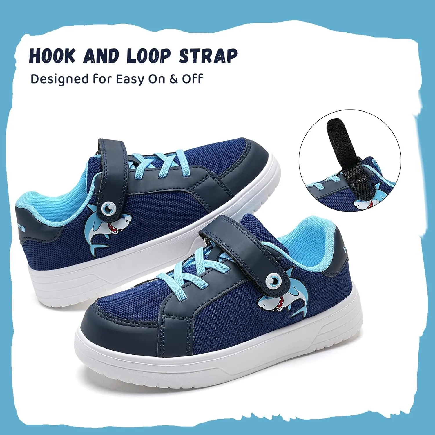 IceUnicorn Kids Girls Sneakers Lightweight Causal Walking Shoes Low Top Elastic Lace Sneaker with Hook and Loop(Toddler/Little Kid/Big Kid)