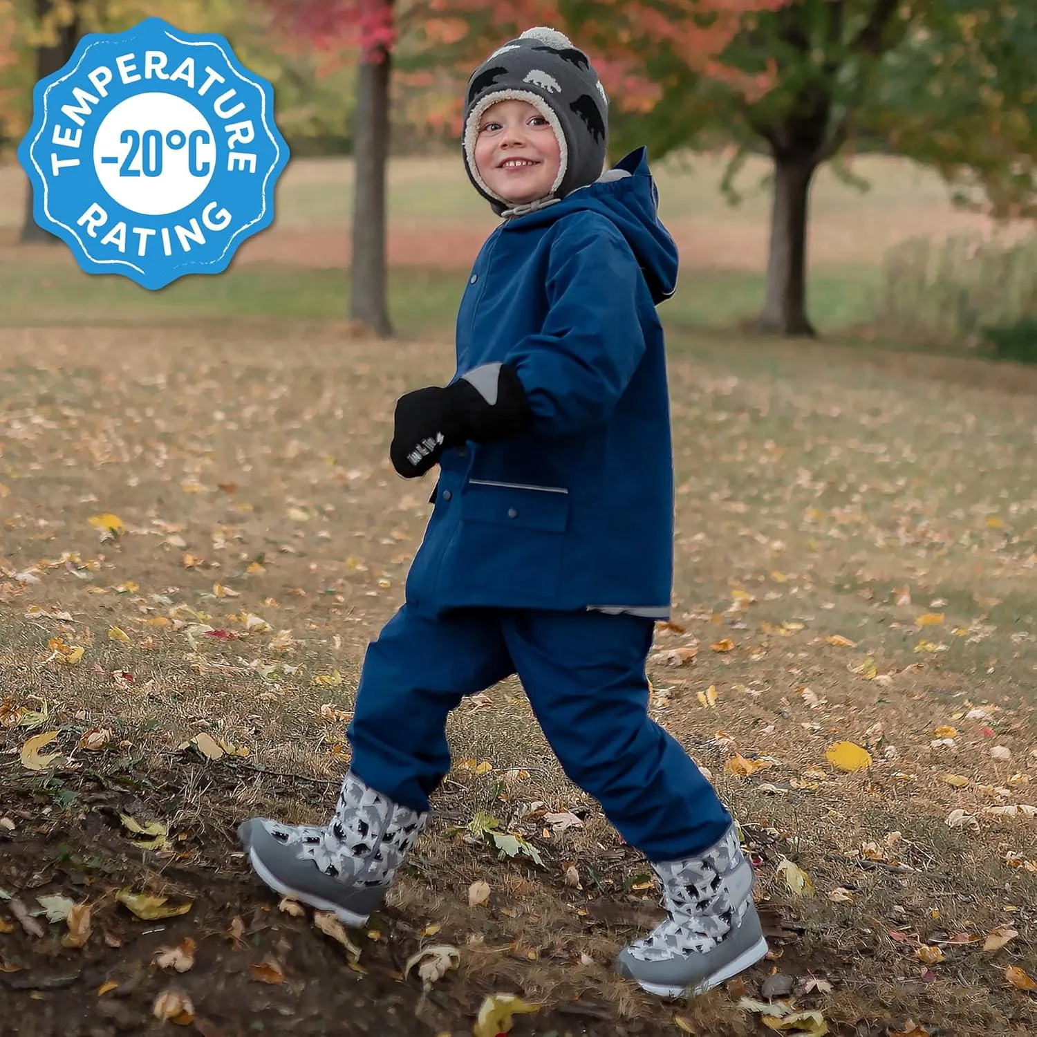 JAN & JUL Water-Resistant Snow Boots for Toddlers and Kids