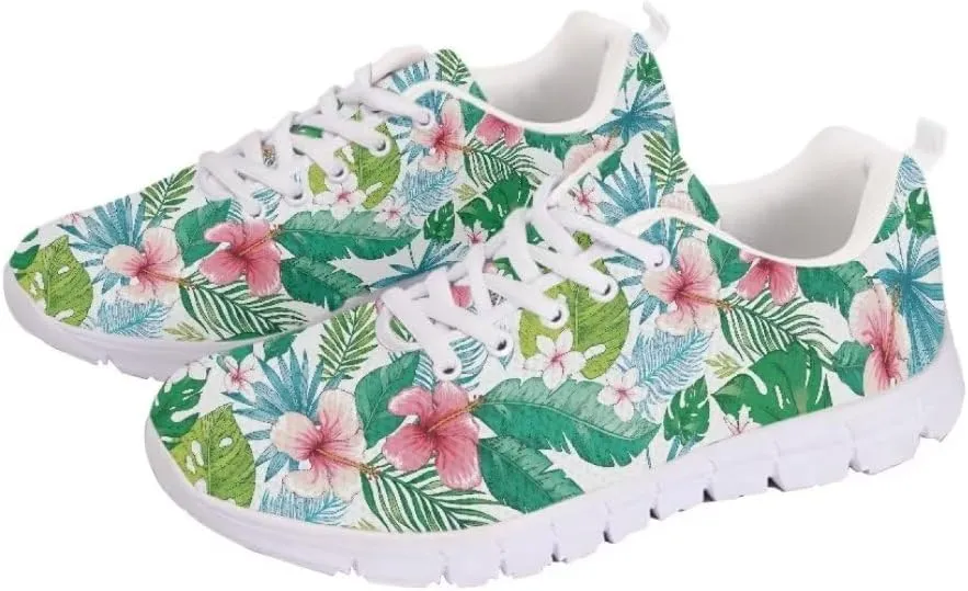 Jeiento Non Slip Running Shoes for Women&Men Fashion Sneaker Comfort Gym Sports Shoes for Teenager Girls Casua Mesh Flat Shoes