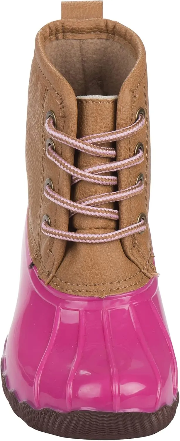 Josmo Unisex-Child Waterproof Duck Boots Snow Rain Shoes